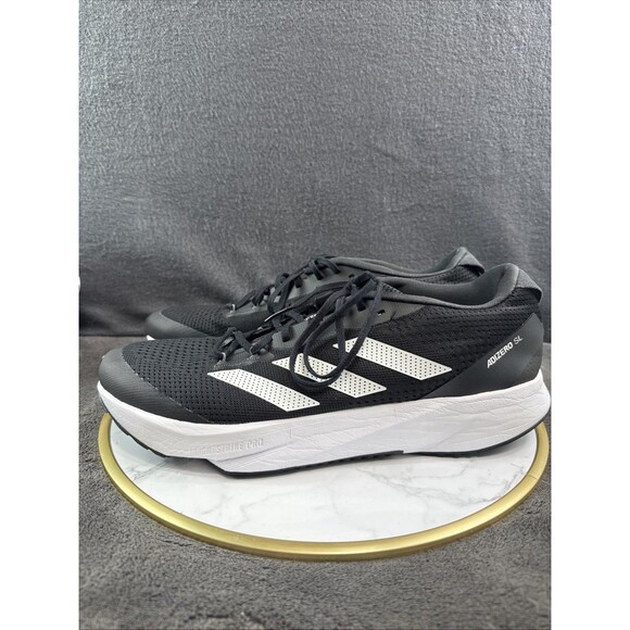 Adidas Adizero SL Mens Running Shoes Black White Athletic Training Sneakers 13.5 main image 7